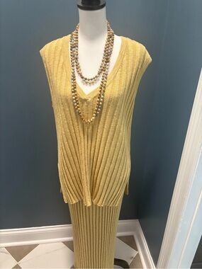 Free People Beach cotton sweater set Medium